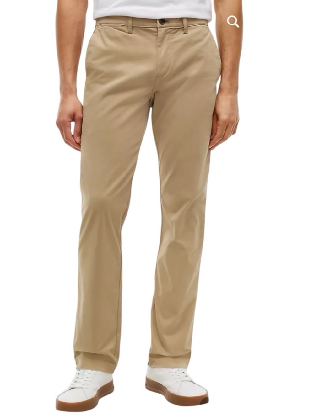 NWT Men’s Tommy Hilfiger THFlex Khaki Straight-Leg Chinos Sz 34/34